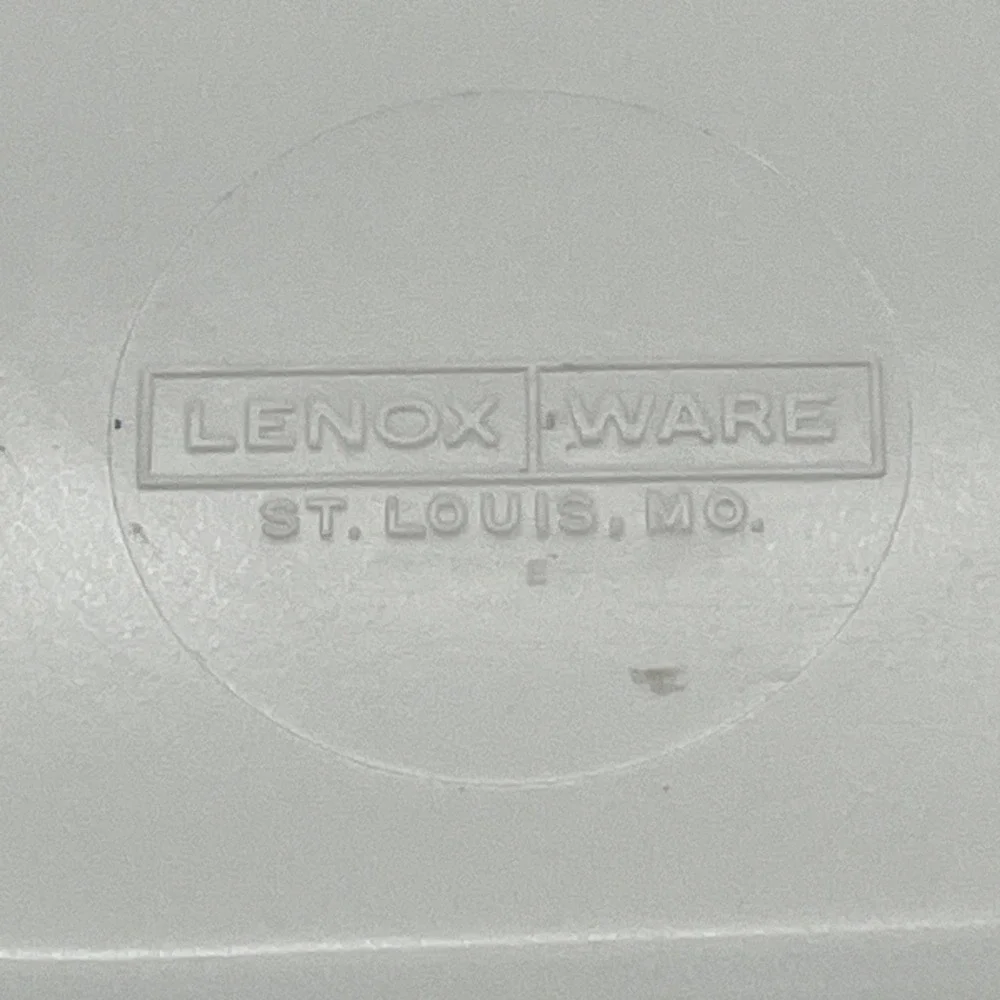 MCMVtg Watertown Lifetimeware Sugar Dish & Lenox Ware White Butter Dish Melamine
